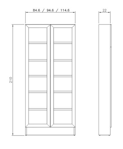 Estantería para medios audiovisuales - Metalundia