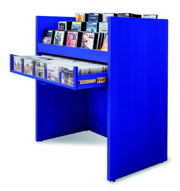 Wooden audiovisual media display stand