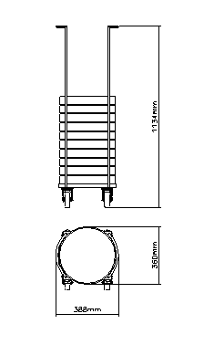 Carro para cojines - Metalundia