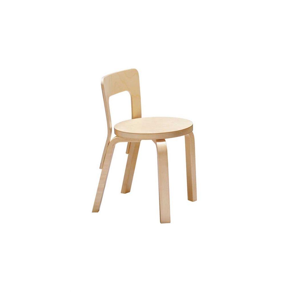 Silla de madera redonda